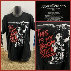 Army Of Darkness Black Graphic T-Shirt XLARGE